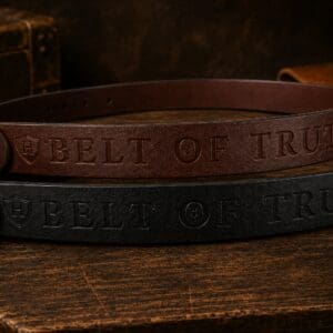 Gentleman's Standard,1 Dark Chocolate Belt, 1 Black Belt